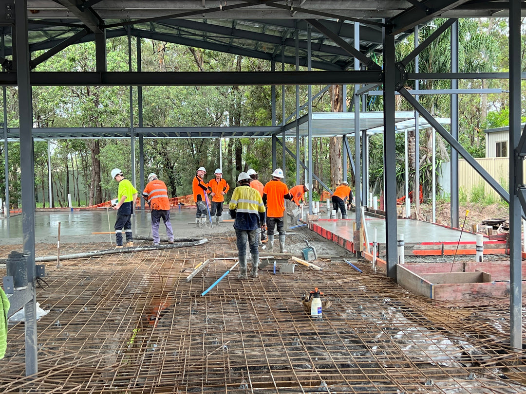 Brisbane Ashram Floor Concreting