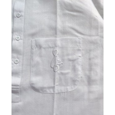 Kurta Long for Men in Matka Cotton - White