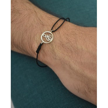 Om Bracelet - Black