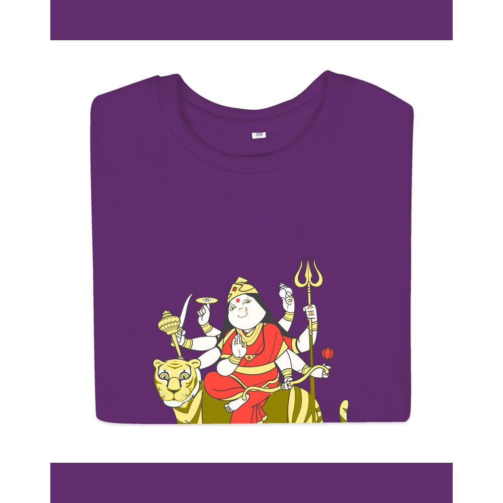 T-Shirt: Kids - Durga - Purple