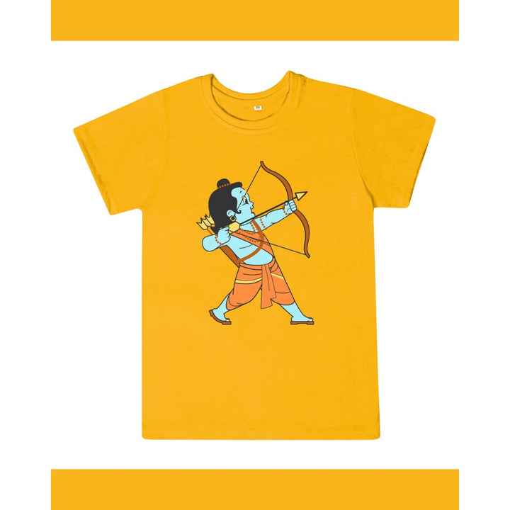 T-Shirt: Kids - Rama with bow - Yellow