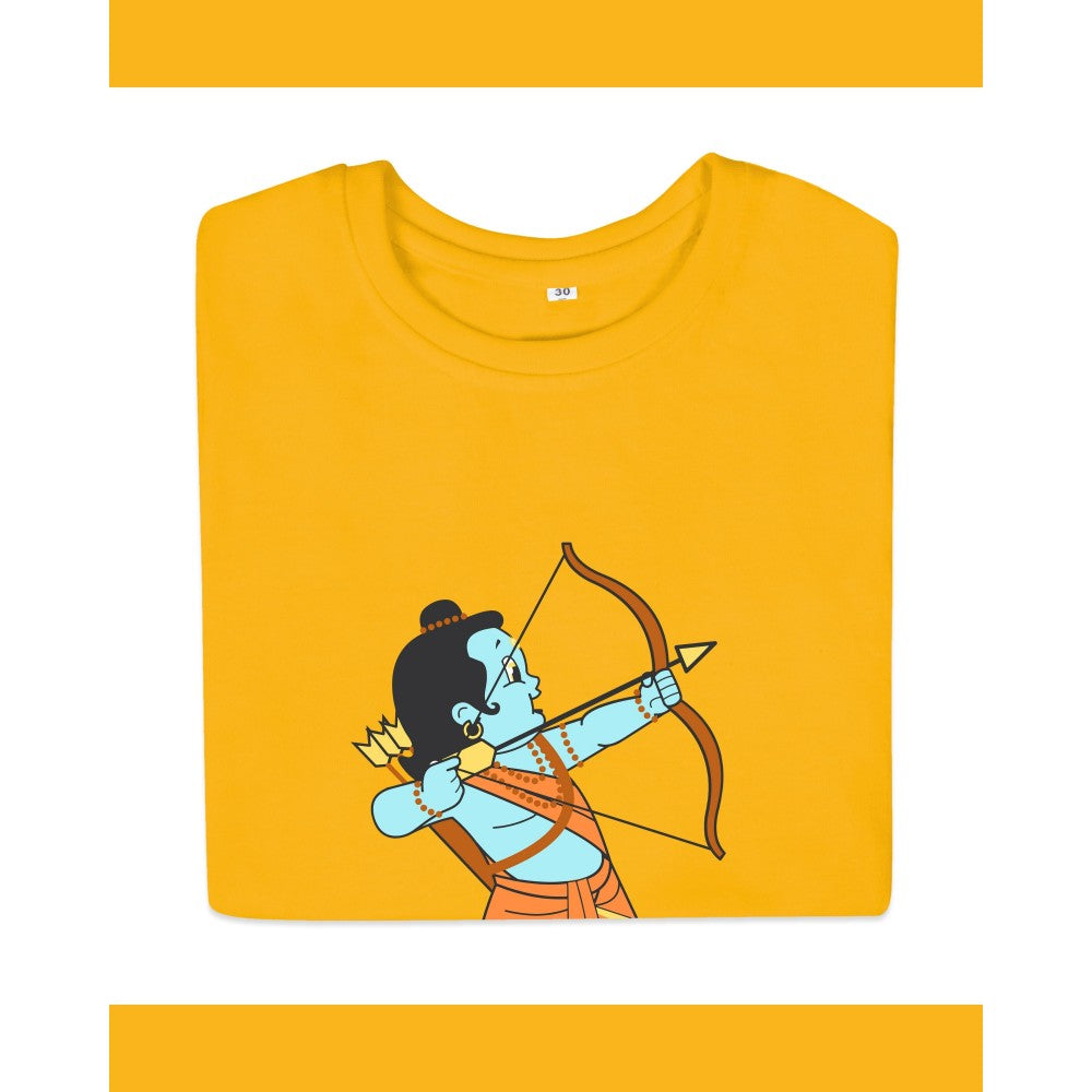 T-Shirt: Kids - Rama with bow - Yellow