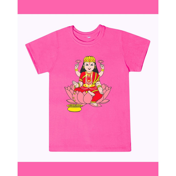 T-Shirt: Kids - Lakshmi - Turquoise