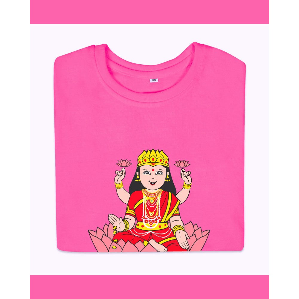 T-Shirt: Kids - Lakshmi - Turquoise